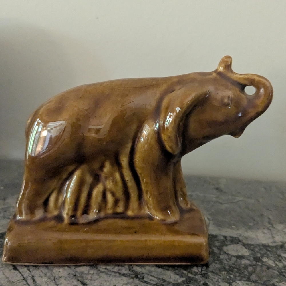Van Briggle elephant vintage made in Colorado Springs, Colorado
